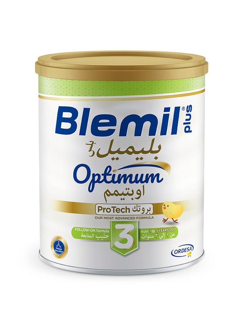 BLEMIL Plus 3 Optimum Protech Most Advanced Nutritional Formula For Infant From 1 - 3 Years 400